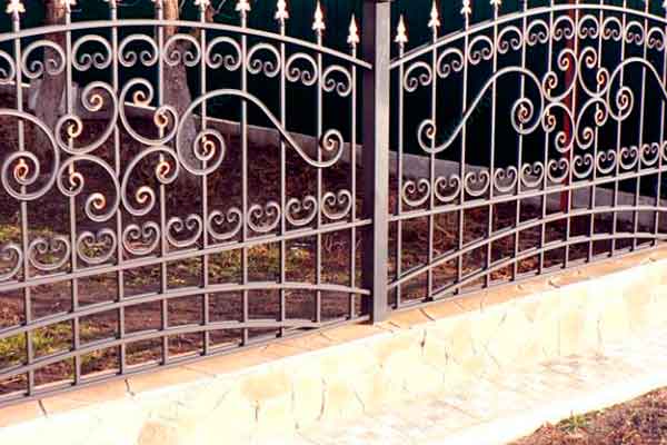 Кованый забор